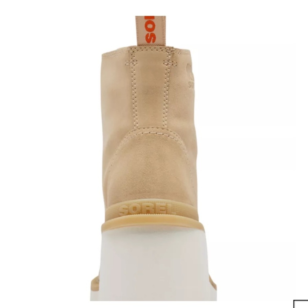 Sorel Sand Beige Lace-Up Ankle Boots - Picture 3 of 10